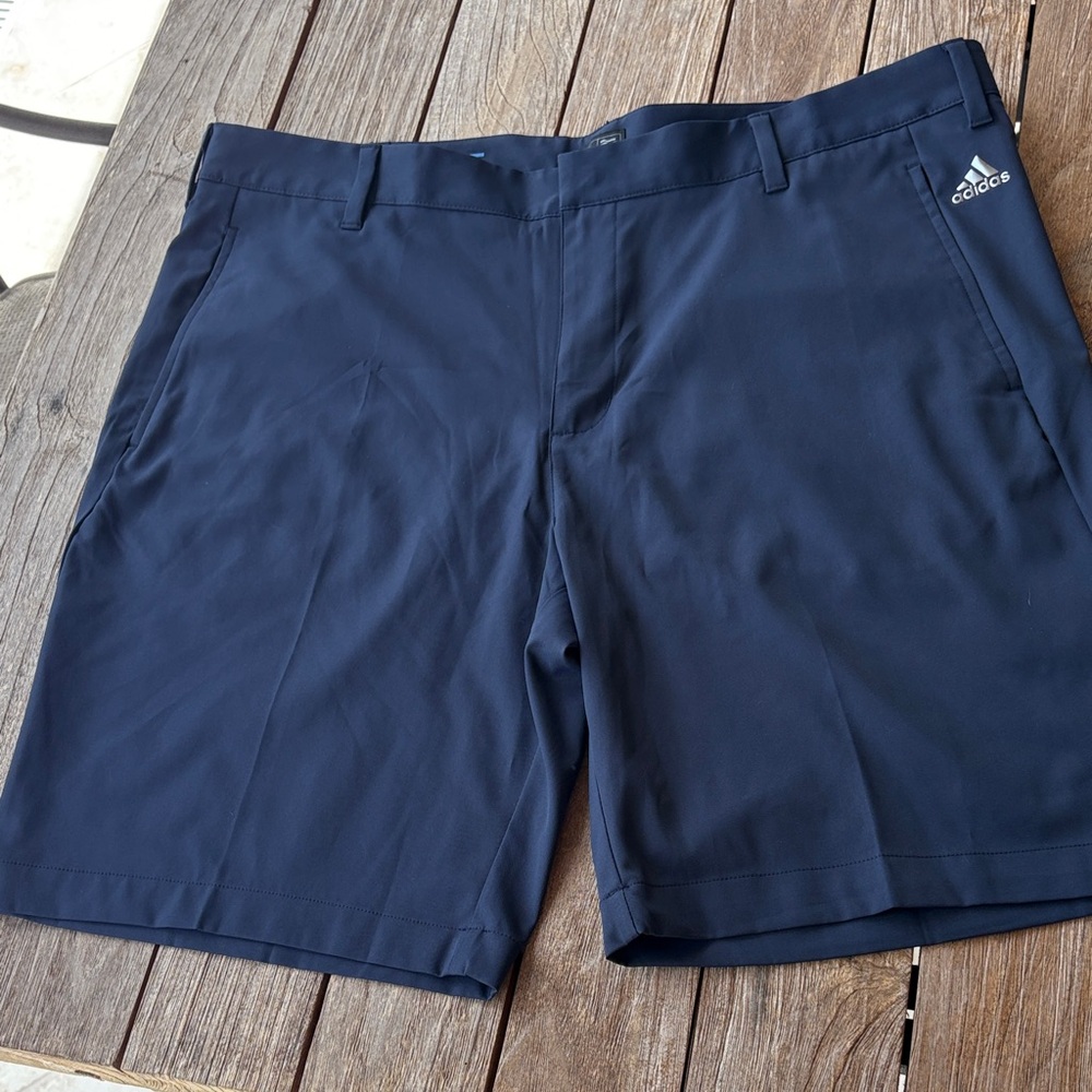 Adidas Men's Dark Blue Athletic Shorts